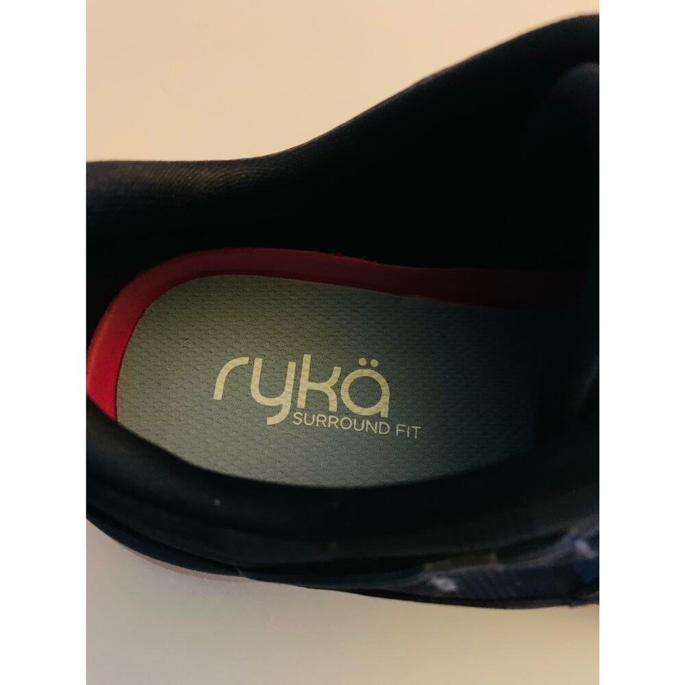 Ryka Womens Fate Sneakers Shoes Blue White H6502M1400 - Picture 10 of 12